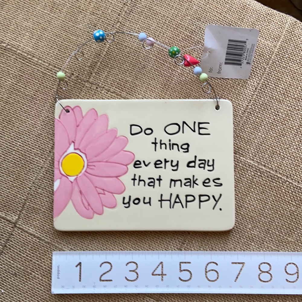 Ceramic sign